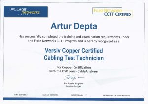 FLUKE CCTT - Versiv Copper Certified